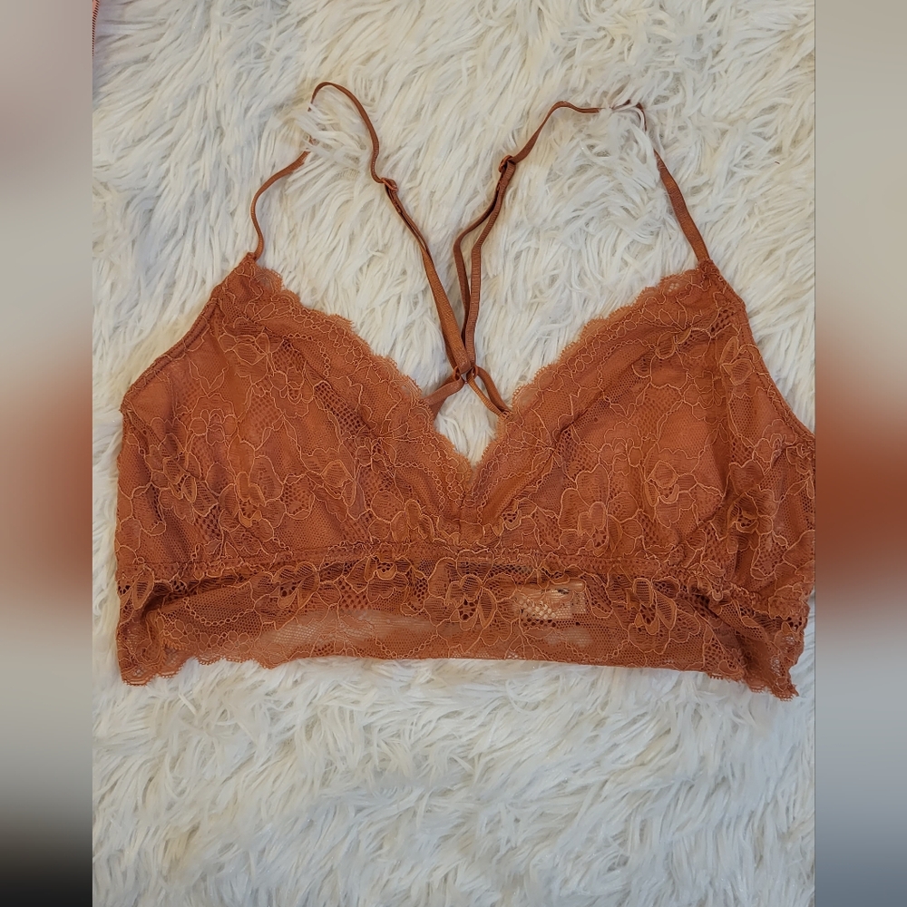 Wishlist, burnt orange bralette, size L